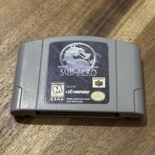 Midway Mortal Kombat Mythologies: Sub-Zero Nintendo 64 N64 NTSC-U/C M