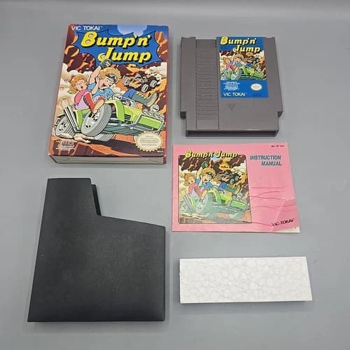Bump 'n' Jump (Nintendo Entertainment Systes NES) Complete With Manual CIB