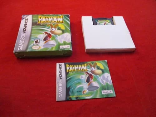 Rayman Advance (Nintendo Game Boy Advance, 2001) COMPLETE w/ Box manual game