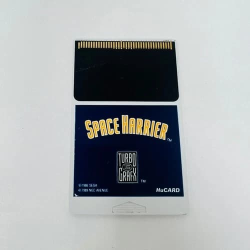 Space Harrier TurboGrafx-16 HuCard Only Video Game Shooter Arcade Tested 1989
