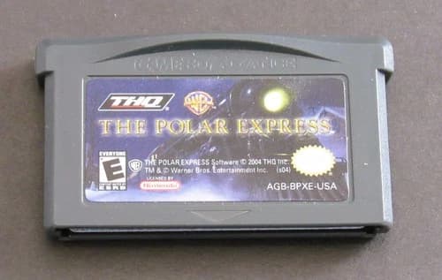 Nintendo Game Boy Advance The Polar Express Authentic Tested & Working THQ