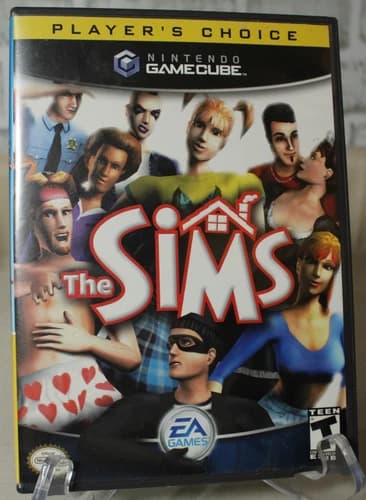 Nintendo GameCube " The Sims" 2003 Players Choice Tested Complete w Manual