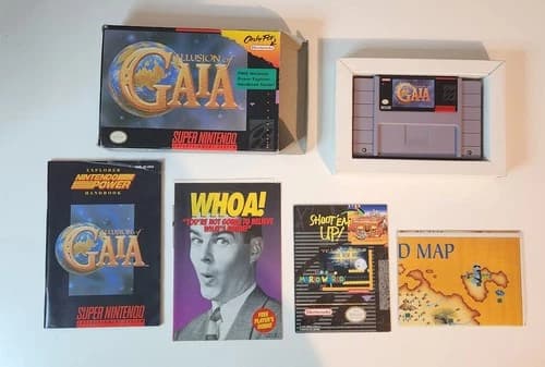 Illusion of Gaia (SNES, 1994) CIB TESTED WORKING SAVE