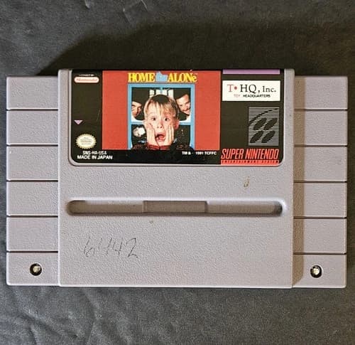 Home Alone (Super Nintendo, 1991) SNES, Cartridge Only Authentic Tested Working