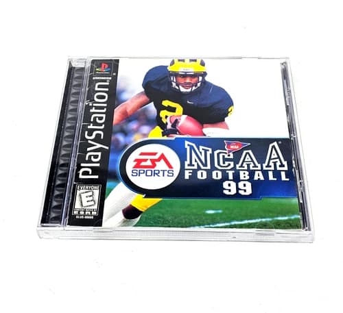 NCAA Football 99 (Sony PlayStation 1 PS1, 1998) Complete CIB Refinished Tested