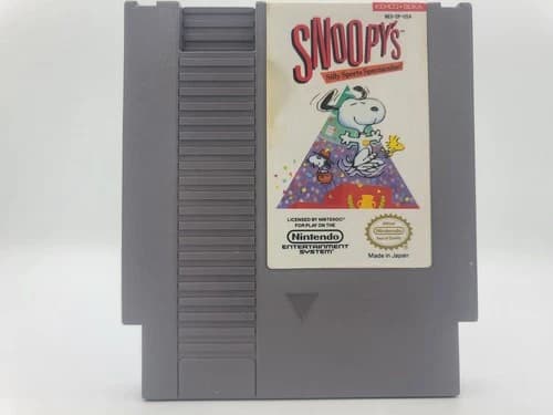 Snoopy's Silly Sports Spectacular (Nintendo NES, 1989) Game Cartridge - Tested