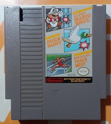 Super Mario Bros/ Duck Hunt/ World Class Track Meet (NES)