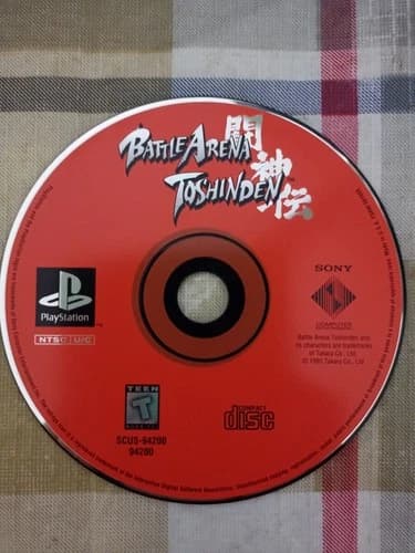 BATTLE ARENA TOSHINDEN PS1 PLAYSTATION 1 DISC ONLY