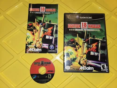 18-Wheeler American Pro Trucker For Nintendo GameCube CIB Authentic Tested