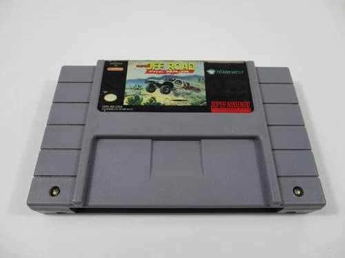 SUPER OFF ROAD: THE BAJA SNES Super Nintendo Game Cartridge Authentic!