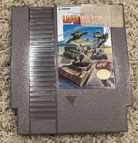 Laser Invasion (Nintendo Entertainment System) Original NES Cartridge