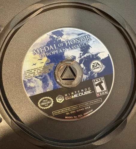 Medal of Honor: European Assault (Nintendo GameCube, 2005) Disc only