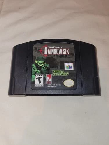 Tom Clancy's Rainbow Six Nintendo 64 N64 Cartridge Authentic Tested Working