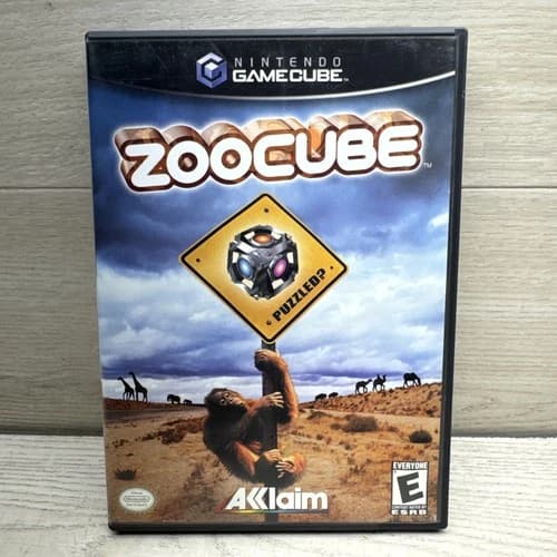 ZooCube Nintendo Gamecube Complete CIB Authentic Scratched Disc