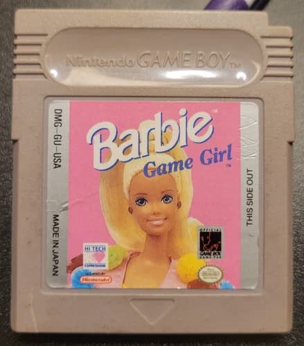 BARBIE GAME GIRL Nintendo Game Boy TESTED Authentic Mattel Platformer 1992 RARE