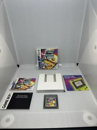 Microsoft Pinball Arcade GBC Gameboy Color CIB Manual Game Box Nice Shape!