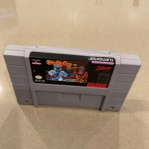 ClayFighter (Super Nintendo Entertainment System, 1993) SNES Authentic