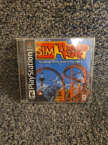 Sim Theme Park PS1 PlayStation 1 Complete - Excellent Cond