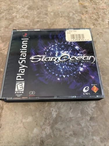 Star Ocean The Second Story - Black Label Sony PlayStation PS1 - Complete In Box