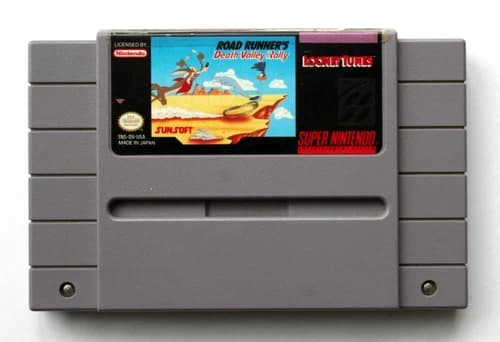 Road Runner's Death Valley Rally (Super Nintendo SNES, 1992) SNES Tested