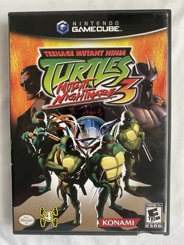 Teenage Mutant Ninja Turtles 3 Mutant Nightmare (Nintendo GameCube, 2005)