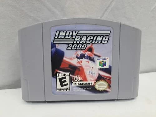 Nintendo N64 Indy Racing 2000 Authentic Tested & Working Game Cartridge Only
