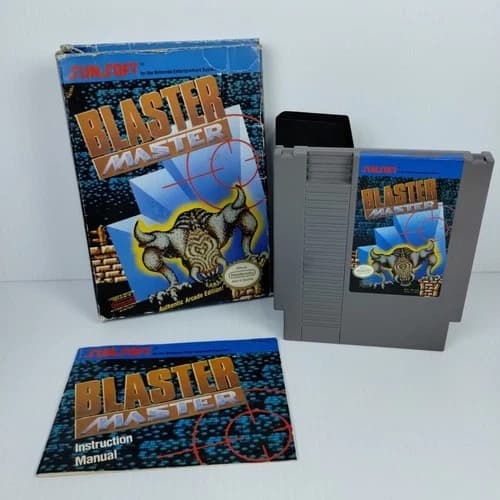 Blaster Master (Nintendo NES) CIB W Protector - Tested - Free Shipping