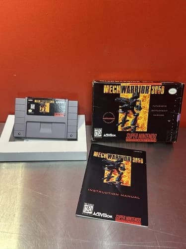 MechWarrior 3050 SNES 1995 CIB! Free Shipping!