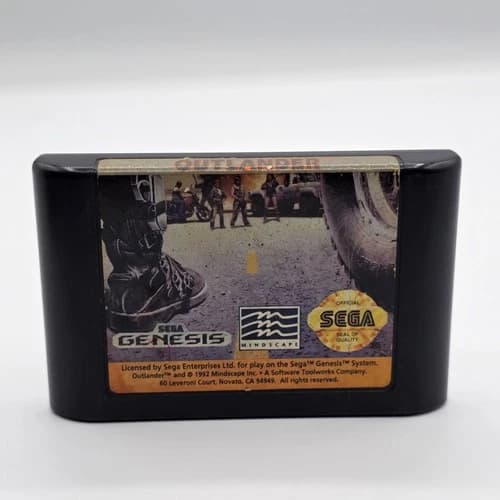 Outlander - Sega Genesis 1992 Cart Only TESTED AND WORKING