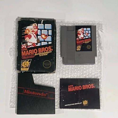 Super Mario Bros 1 Nintendo Entertainment System NES 1985 Complete CIB Tested