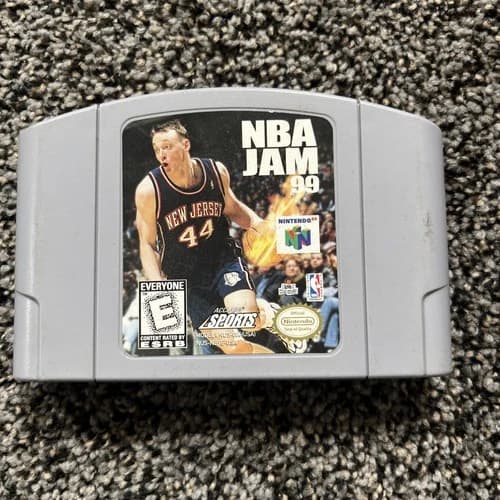 NBA Jam 99 Nintendo 64 N64 Cartridge, Authentic, Tested Working