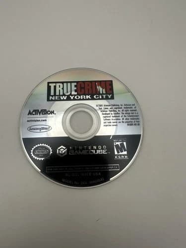 True Crime New York City Nintendo GameCube Authentic Immaculate Disc Only