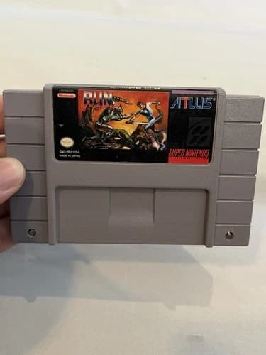 Run Saber (Super Nintendo SNES, 1993) Authentic Cartridge – Tested & Working