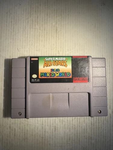 Super Mario All-Stars + Super Mario World~ Nintendo SNES~Tested & Authentic