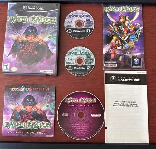 Baten Kaitos: Eternal Wings And The Lost Ocean Nintendo Gamecube CIB w/manual