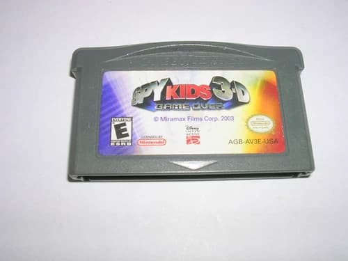 Spy Kids 3D Game Over (Nintendo Game Boy Advance GBA) Original Game