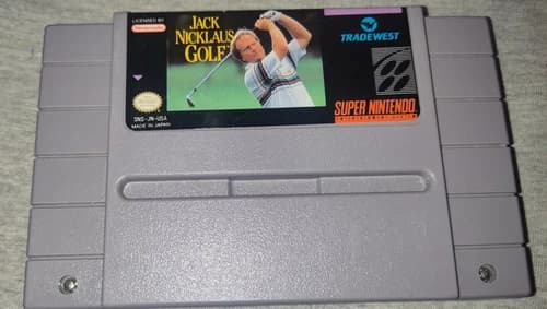 Super Nintendo Jack Nicklaus' Golf *cartridge only* tested SNES