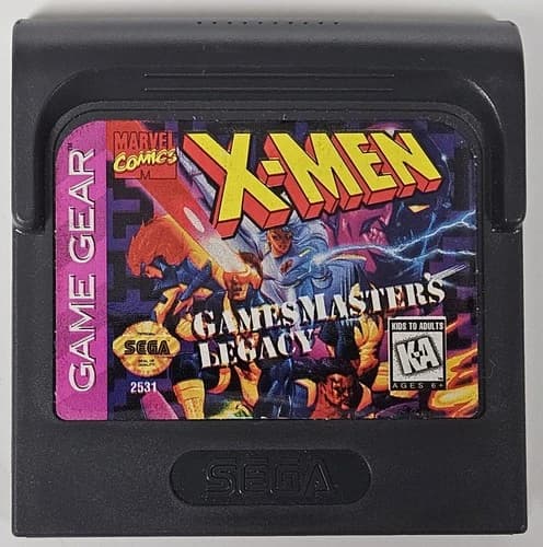 X-Men Gamemaster's Legacy (Sega Game Gear) Cartridge Only Tested