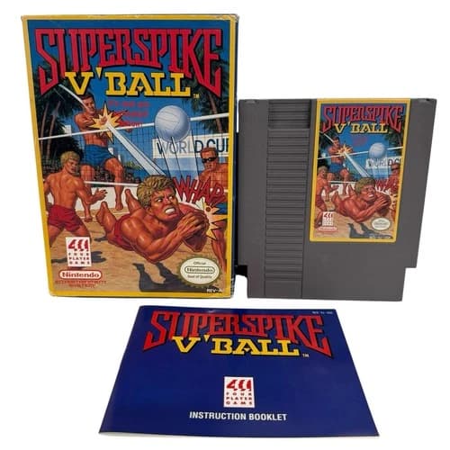 Super Spike V'Ball (Nintendo Entertainment System, 1990) CIB TESTED
