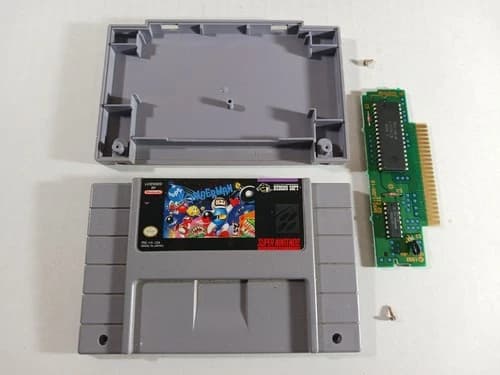 Super Bomberman SNES Authentic Super Nintendo Bomber Man Genuine Rare Cleaned