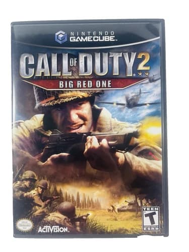 Call of Duty 2: Big Red One Nintendo GameCube CIB Complete w/Manual TESTED