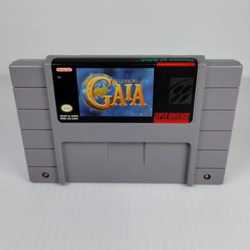 Illusion of Gaia (Super Nintendo SNES) Cart Only - Tested - Free Shipping