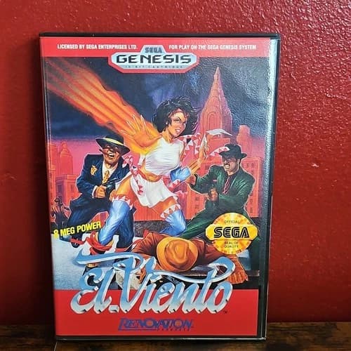 Renovation El Viento Sega Genesis Game COMPLETE with Manual and Case