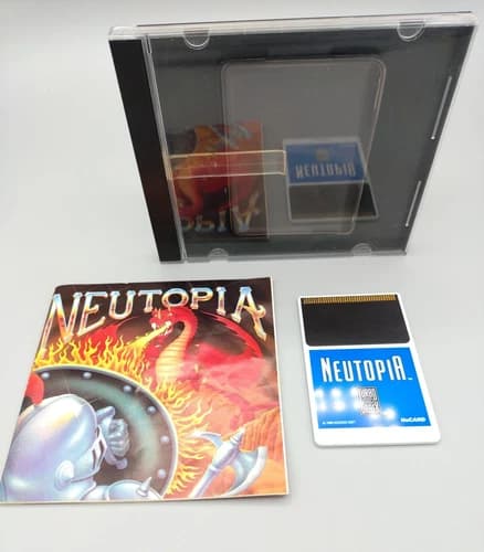 Neutopia (TurboGrafx-16, 1990) Complete HU Card, Manual, Case. 24hr ship
