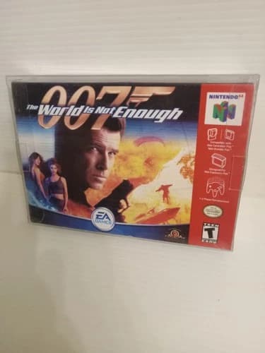 007: The World Is Not Enough N64 Nintendo64 CIB 100% Rare Blue Cart Ed. COMPLETE