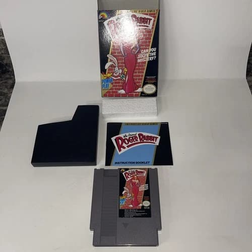 Who Framed Roger Rabbit (Nintendo NES, 1989) CIB with Manual