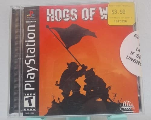 Hogs of War (Playstation 1 PS1) – complete CIB! Tested Works