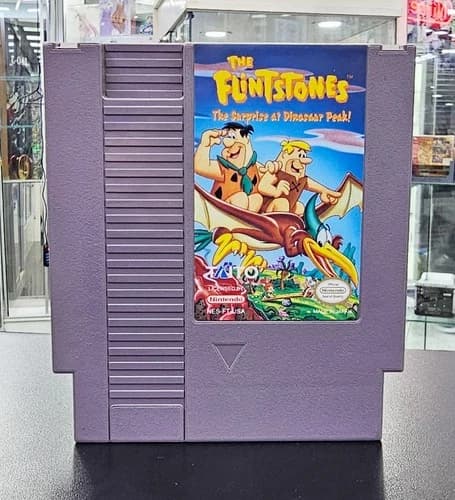 The Flintstones The Surprise at Dinosaur Peak! - NES - Great Label
