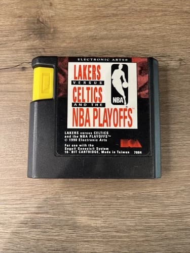 Lakers vs. Celtics and the NBA Playoffs (Sega Genesis, 1990) - Authentic!