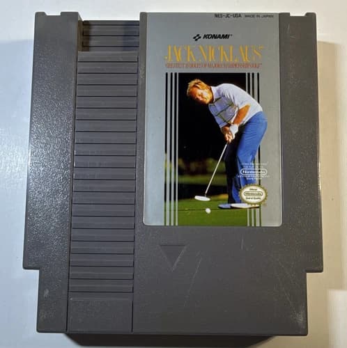 Konami Jack Nicklaus' Greatest 18 Holes of Major Championship Golf NES NTSC-U/C